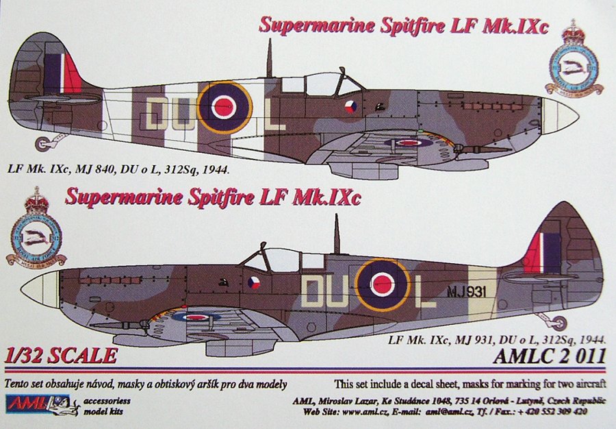 1/32 Masks S.Spitfire Mk.IXC (DUoL)