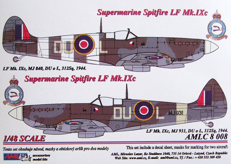 1/48 Masks S.Spitfire Mk.IXC (DUoL)