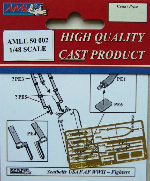 1/48 Seatbelts USAF AF WWII - Fighters