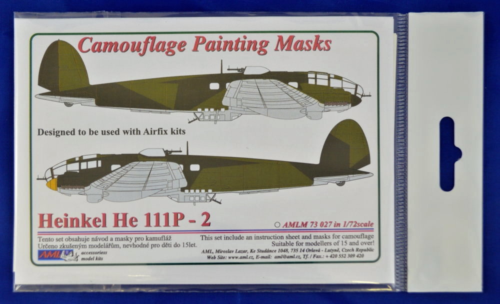 1/72 Camouflage masks Heinkel He 111P-2 (AIRF)