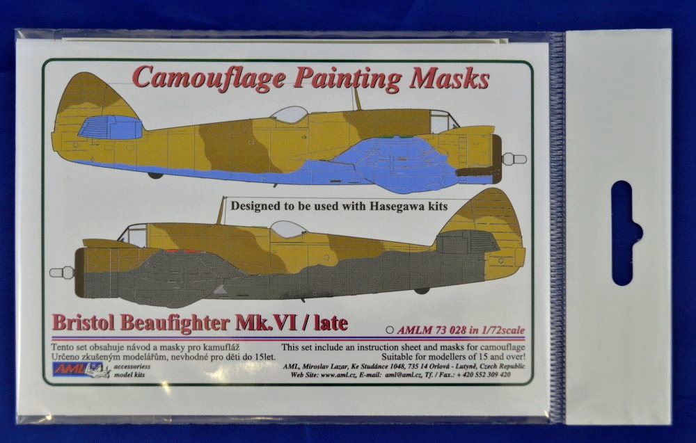 1/72 Camouflage masks B.Beaufighter Mk.VI (HAS)