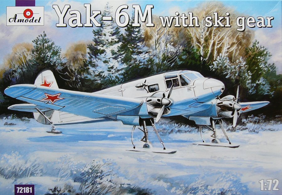1/72 Yak-6M with ski gear