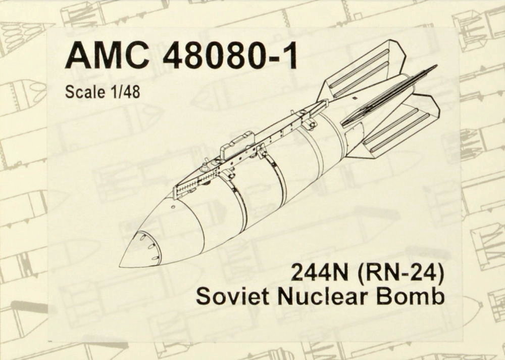 1/48 244N (RN-24) Soviet Nuclear Bomb w/ rack 23N