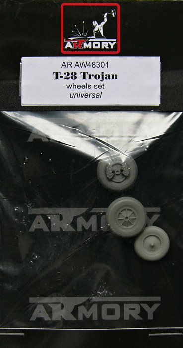 1/48 T-28 Trojan wheels set