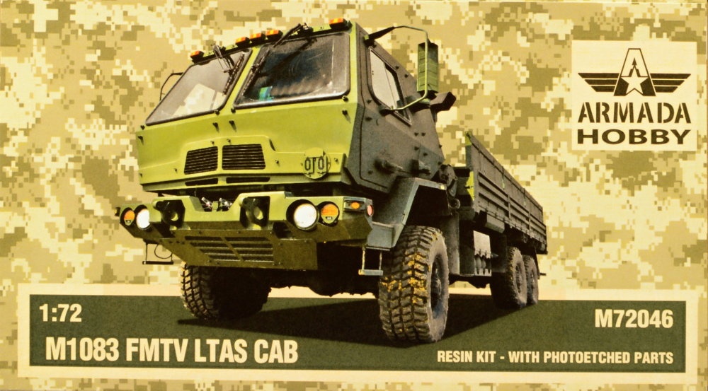 1/72 M1083 FMTV LTAS Cab (resin kit & PE)