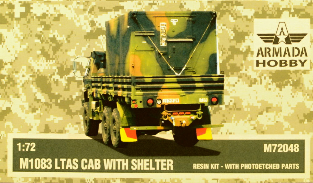 1/72 M1083 LTAS Cab w/ shelter (resin kit & PE)