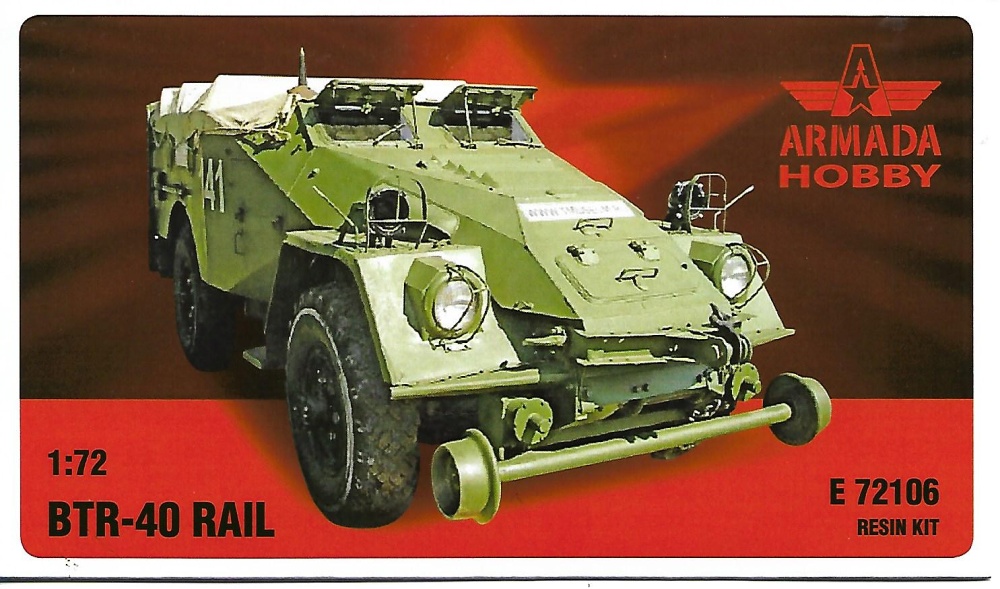 1/72 BTR-40 RAIL (resin kit)