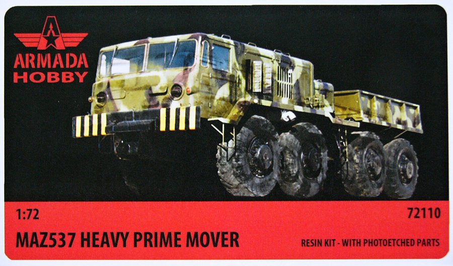 1/72 MAZ 537 Heavy Prime Mover (resin kit)