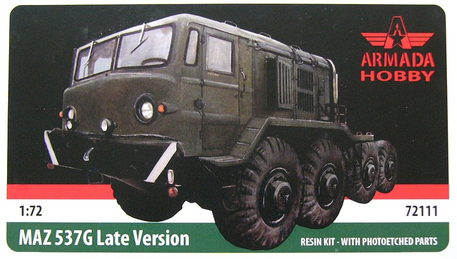 1/72 MAZ 537G Late version  (resin kit)