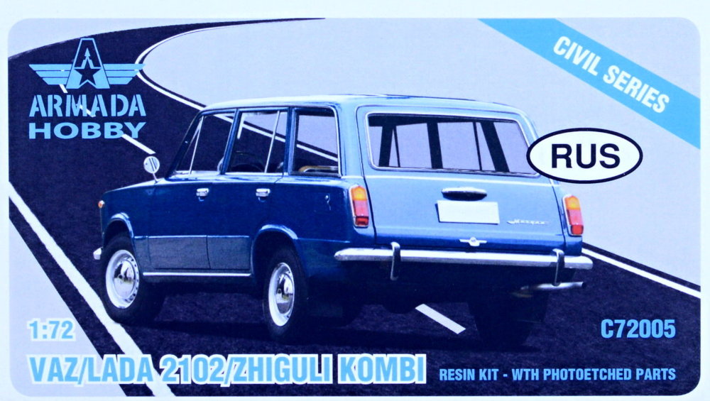 1/72 VAZ/LADA 2102 / ZHIGULI Kombi (resin kit)