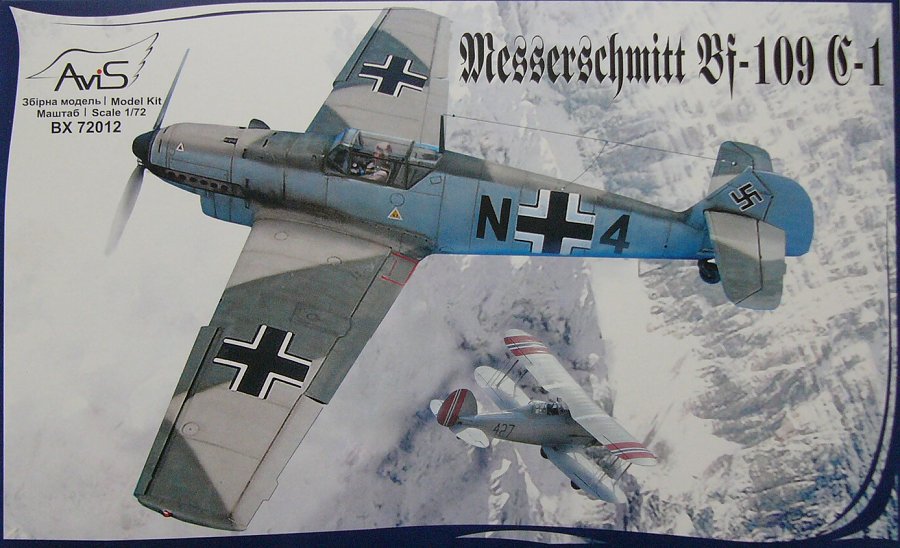 1/72 Messerschmitt Bf 109 C-1 WWII German Fighter