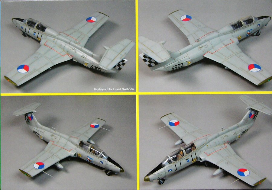 Herpa - ROSTO/DOSAAF Voluntary Defense Sports Organization Aero L-29 DELFIN-LA-0819, 82MLCZ7220, Blue