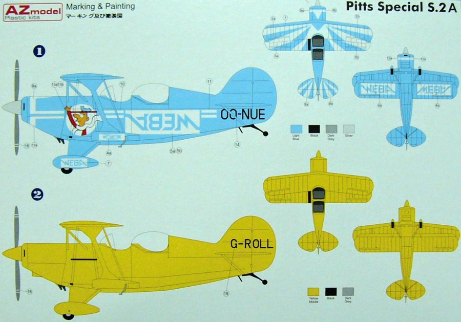 Piano Modellismo RC Aereo Acrobatico PITTS SPECIAL S-2A – Scala 1:4,3 (1396 Mm) - Foto 2