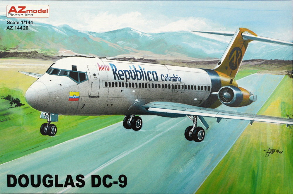 MODELIMEX Online Shop | 1/144 Douglas DC-9 (Aero Republica Colombia ...