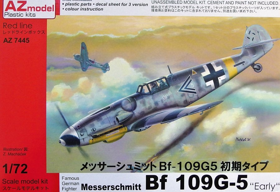 1/72 Messerschmitt Bf-109G-5 Early (3x camo)