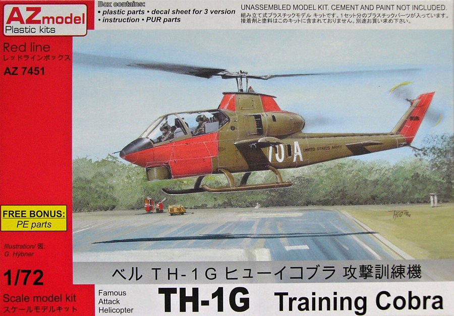 1/72 Bell TH-1G Training Cobra (3x camo) HQ