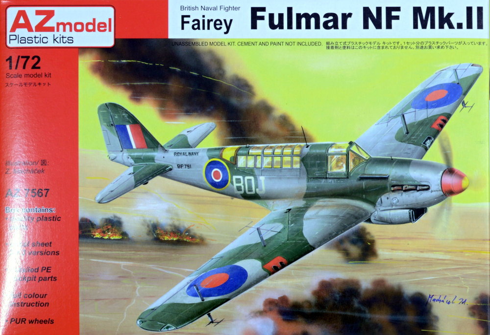 1/72 Fairey Fulmar NF Mk.II (3x camo)