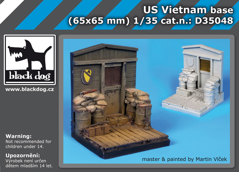 1/35 US Vietnam base (65x65 mm)
