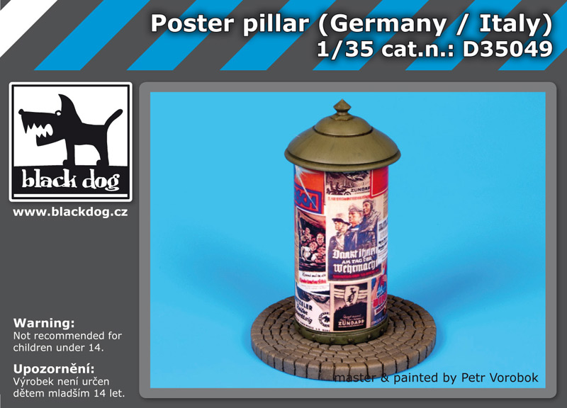 1/35 Poster pillar (Germany/Italy)