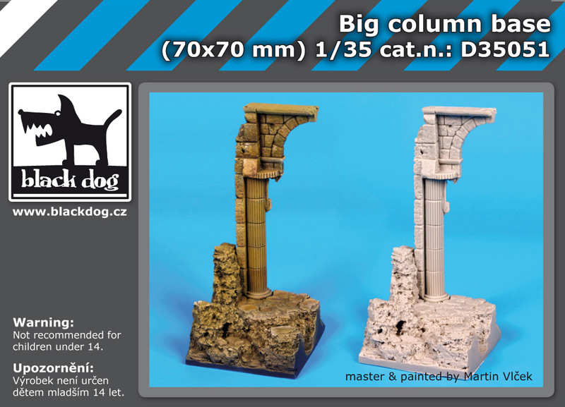 1/35 Big column base (70x70 mm)