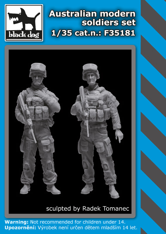 1/35 Australian modern soldiers set (2 fig.)