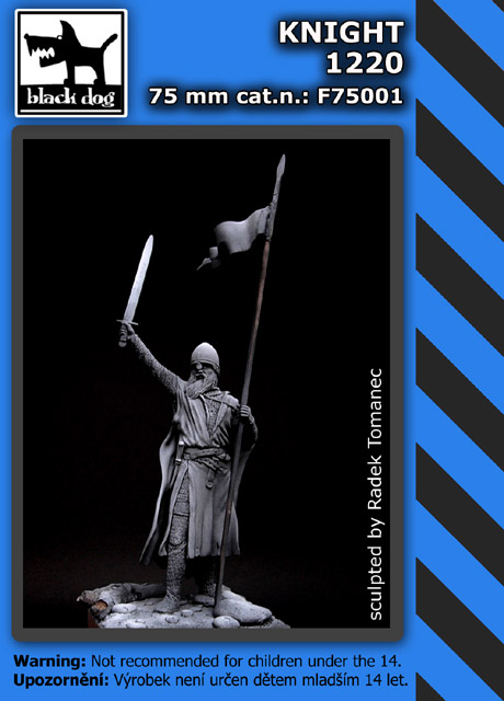 75mm Knight 1220 (resin figure)