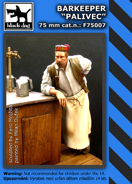 75mm Barkeeper 'Palivec' (resin figure)