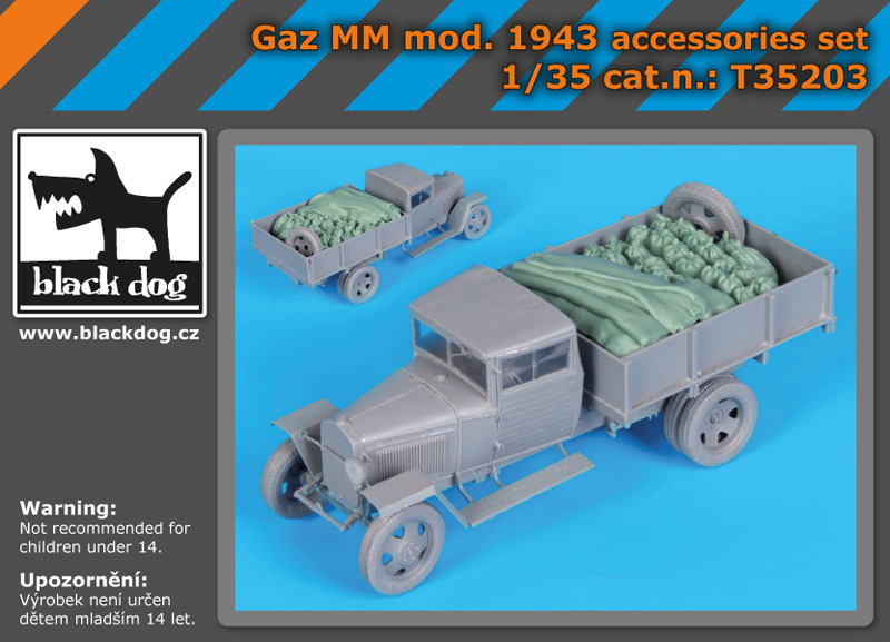 1/35 GAZ MM mod.1943 accessories set (MINIART)