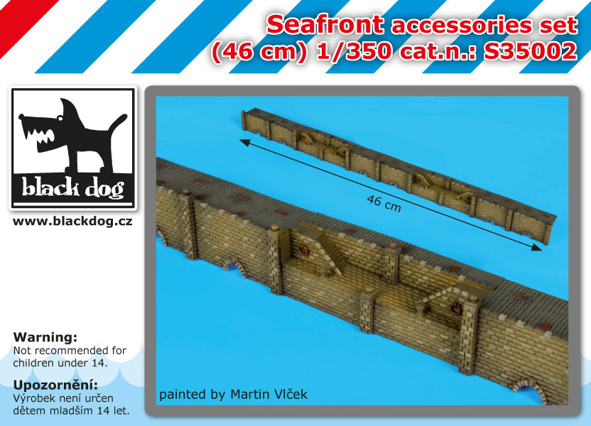 1/350 Seafront accessories set (46cm long)