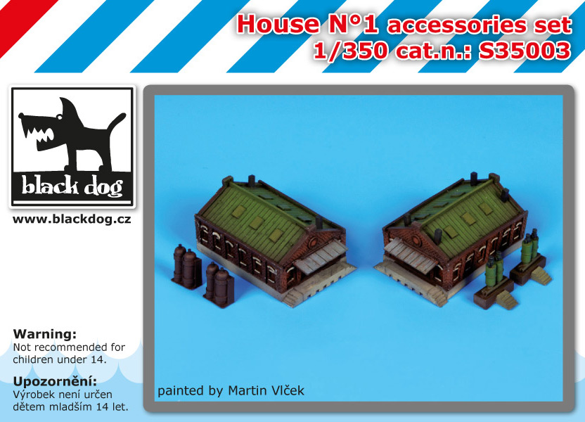 1/350 House No.1 accessories set