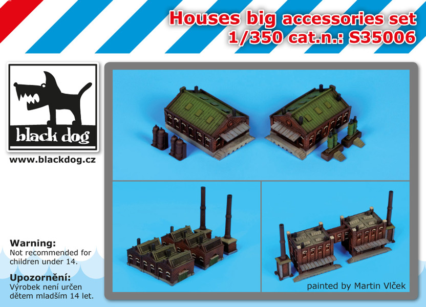 1/350 Houses BIG accessories set