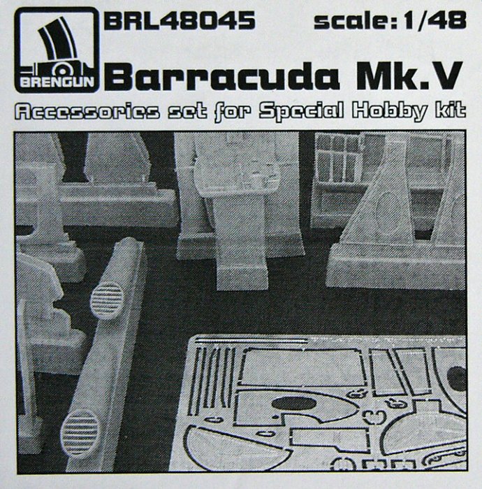 1/48 Barracuda Mk.V detail set (SP.HOBBY)