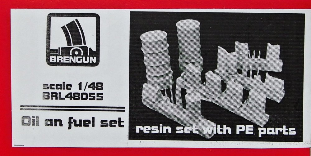 1/48 Oil and fuel set (resin set w/ PE parts)