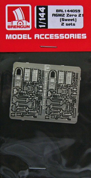 1/144 A6M2 Zero 21 detail set - 2 pcs. (SWEET)