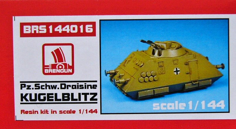 1/144 Pz.Schwere Draisine KUGELBLITZ (full kit)