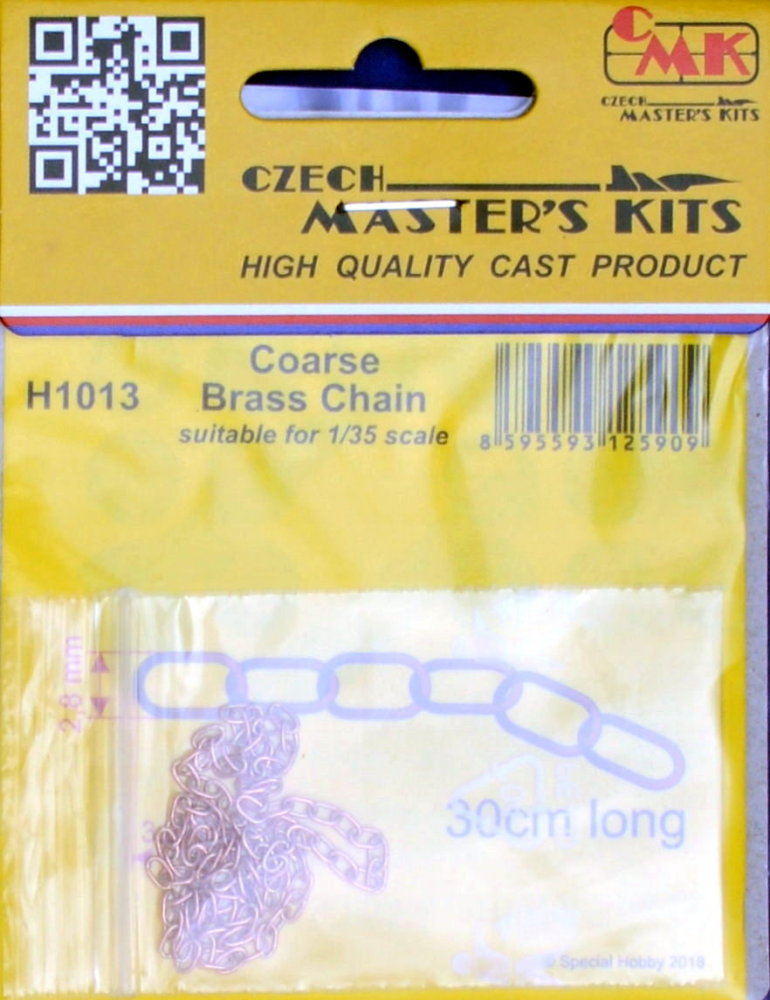 Coarse Brass Chain for 1/35 scale (30cm long)