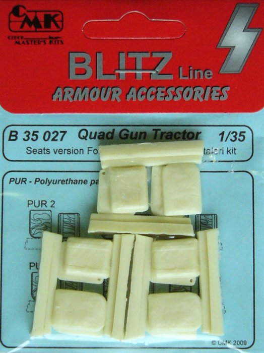 1/35 Quad Gun Tractor - seats version (TAM/ITAL)