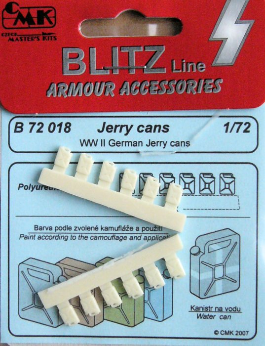 1/72 German Jerry Cans WWII (12 pcs.)
