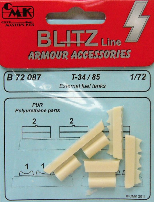 MODELIMEX Online Shop 1/72 T34/85 External fuel tanks your