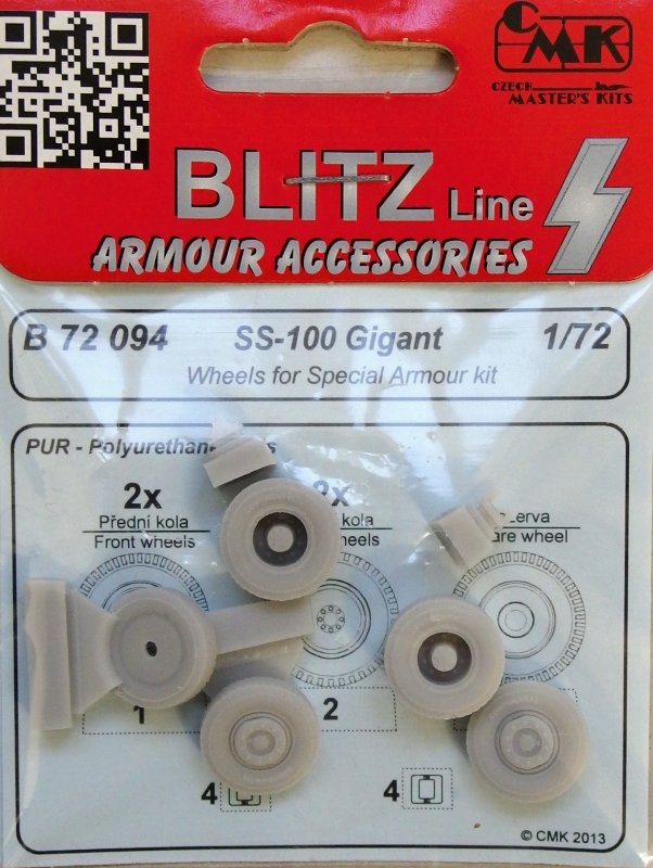 1/72 SS-100 Gigant - wheels set (SP.ARMOUR)