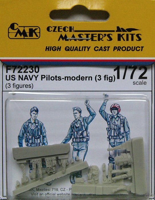 Figurines Pilotes US Navy 1/72 – CMK F72230 Pour Maquette Mosquito