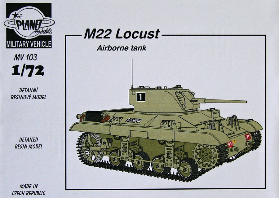 1/72 M22 Locust Airborne tank