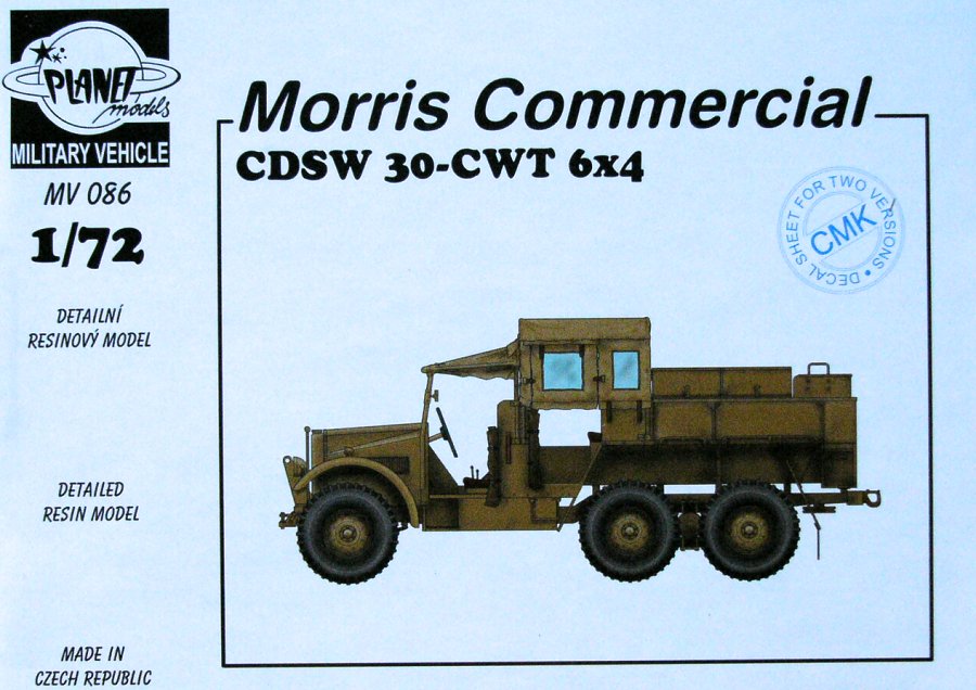 MODELIMEX Online Shop 1/72 Morris Commercial CDSW 30CWT 6x4 your