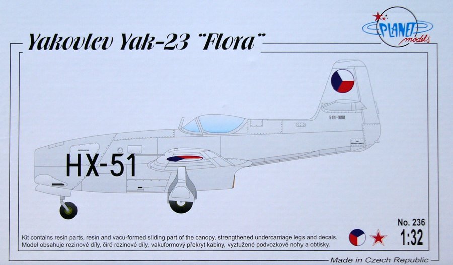 1/32 Yakovlev Yak-23 'Flora' (Czech, Russia)