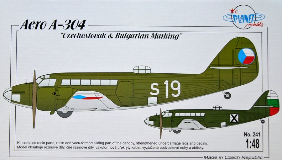 1/48 Aero A-304 (Czech, Bulgaria)