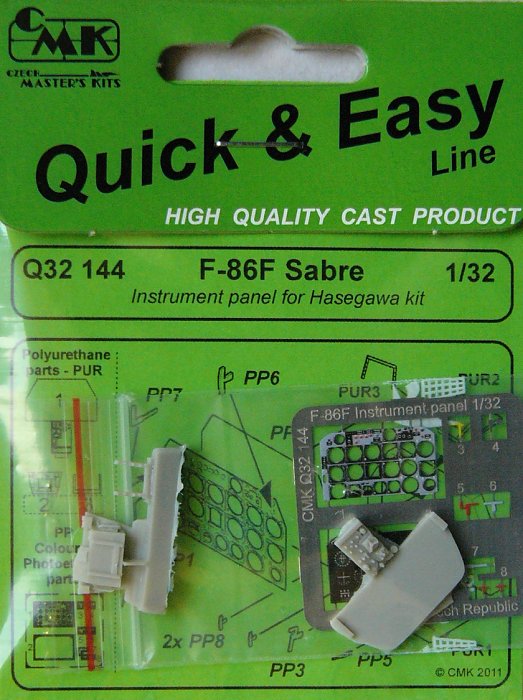 1/32 F-86F Sabre - Instrument panel (HAS)