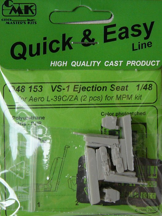 1/48 VS-1 Ejection Seat for L-39C/ZA (2 pcs.)