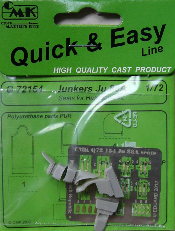 1/72 Junkers Ju 88A - seats (HAS)