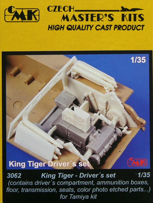 1/35 King Tiger - Driver's Set  (TAM)