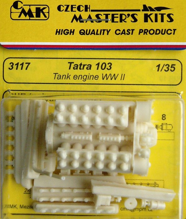 Tatra 103 двигатель